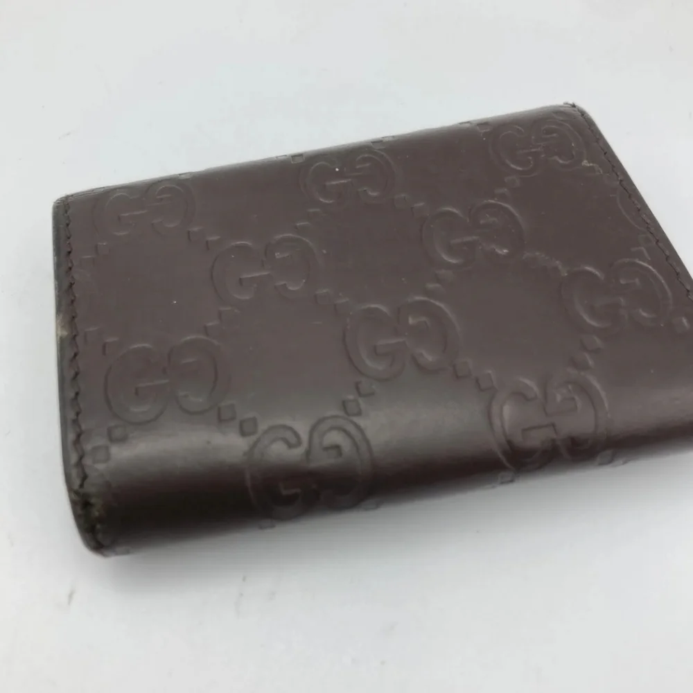 🤎🔹️GUCCI🔹️  Key case holder GG Cow Leather  Guccissima Brown ✨️